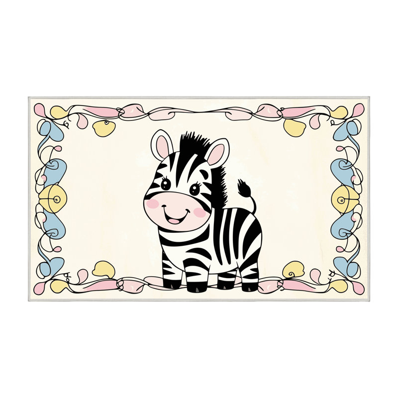 Tapis pour enfants East Urban Home, Rectangulaire 2 pi x 3 pi