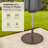 59 Lb. Steel Free Standing Umbrella Base
