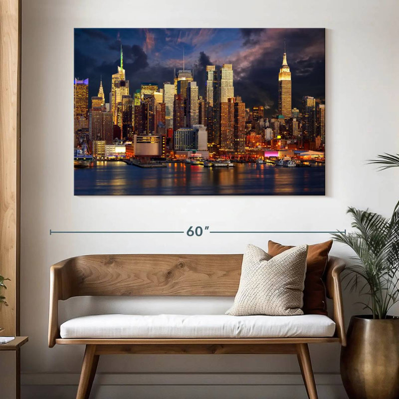Ravi Midtown Manhattan Skyline, 34" H x 51" W