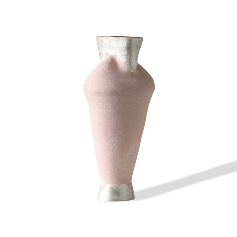 Vase de table en céramique Wabi Sabi, Pink