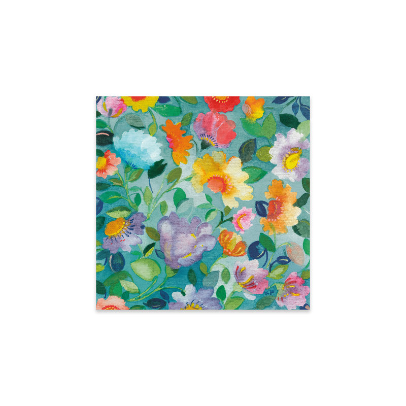 Peinture turquoise sur plastique / acrylique par Kim Parker