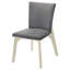 Chaise d'appoint rembourrée, ensemble de 2
