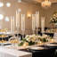 12 bougeoirs en acrylique transparent pour centre de table de mariage