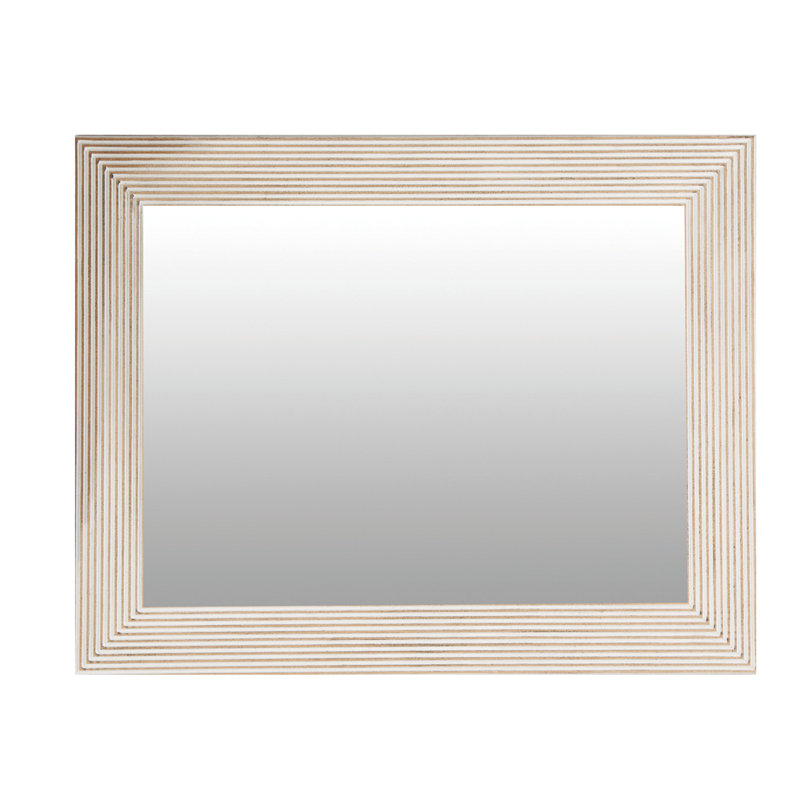 Dyar Wood Flat Wall Mirror
