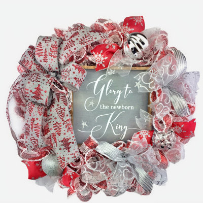 Handcrafted Faux 18'' Wreath