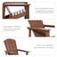 Chaise Adirondack en plastique-67236964