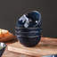 Ceramic Small Dessert Bowls Set - 10 Oz, Set Of 6, Microwave, Oven And Dishwasher Safe, Kitchen Bowls Set, Starry Blue