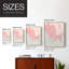 «Blush Abstract II», reproduction encadrée - bois massif-1265677832