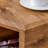 Stylish Hexagonal Coffee Table With Characteristic Pattern Stickers And Multi-Hole Design, Wood-918347765-914887679