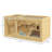 Versatile Wooden Hamster Cage with Multiple Play Features and Easy Maintenance