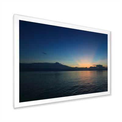 «Panoramic Cloud and Sky At Sunset IX», reproduction sur toile