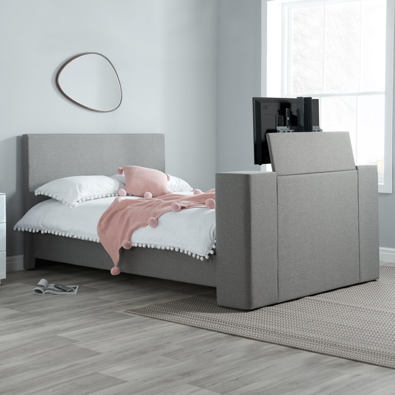 Mexhit Upholstered TV Bed, Double (4'6)