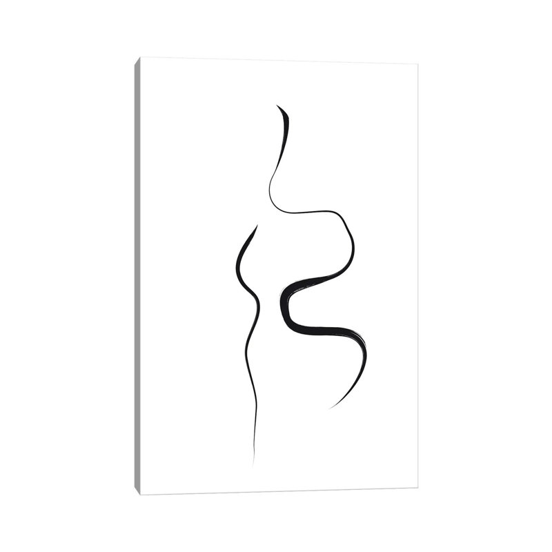 Traces I by Nouveau Prints - Wrapped Canvas Gallery-Wrapped Canvas Giclée, 20.32 cm H x 30.48 cm W
