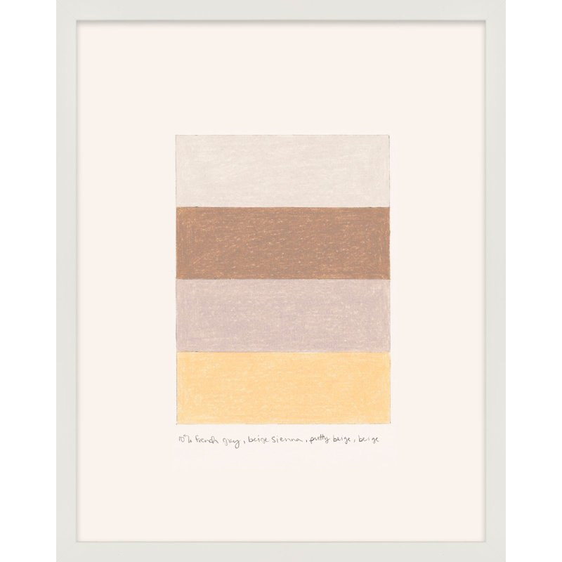 Stacks Print by Beth James, White Framed, 25" H x 20" W x 1.25" D