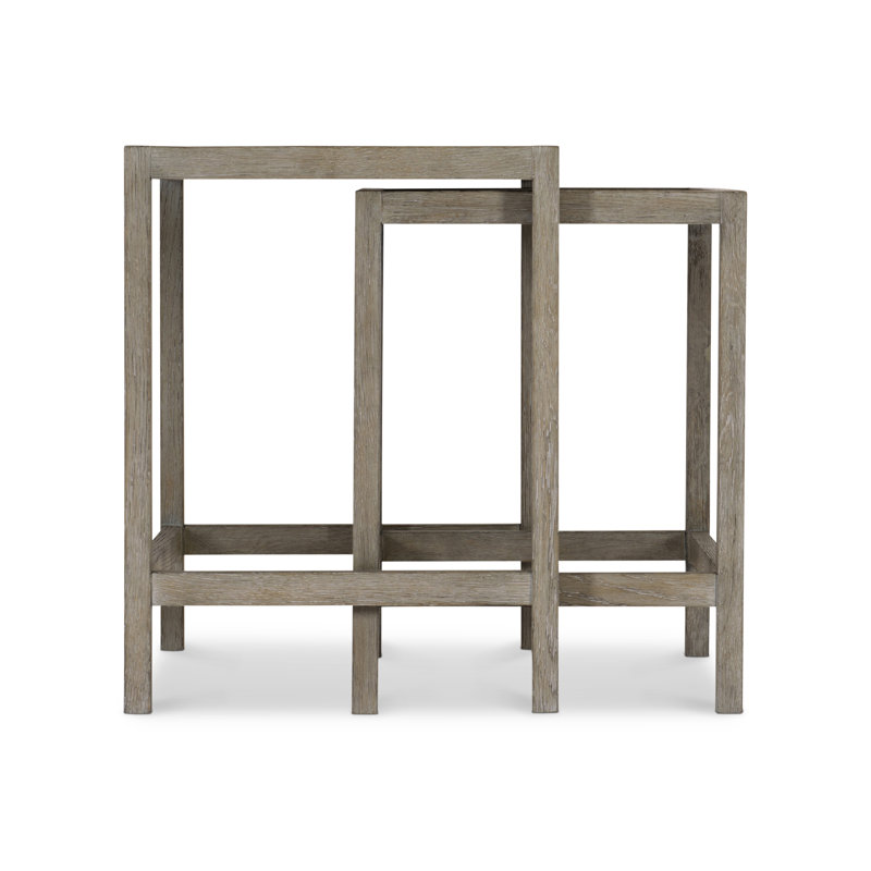 Albion Solid Wood Nesting End Table