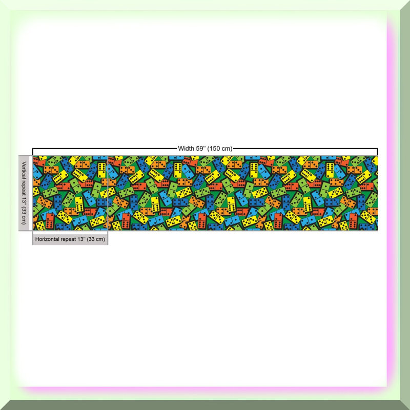 Domino Royale Casino Fabric 3 Yards