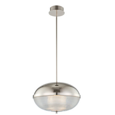 Luminaire suspendu en nickel poli Portland 1 LT Portland
