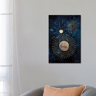 Celestial Rays III 1 Piece Wrapped Canvas Wall Art