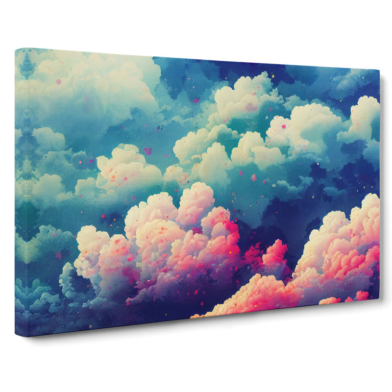 Colourful Clouds Vol.3 - Wrapped Canvas, 35cm H x 50cm W x 3cm D