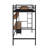 Multifunctional Loft Bed With Integrated L-Shaped Study Area, Charging Ports, Drawers, Shelves And Safety Guard