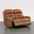 Olathe Genuine Leather Dual Motor Power Reclining Lay Flat Sofa With Power Headrest-56361590