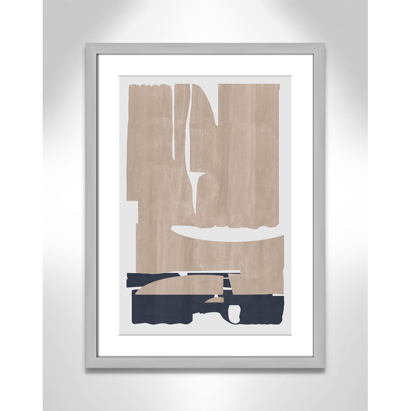 Impression «Deep Golden Brown I» par Cartissi, L 17 po x H 23 po, Imprimé mat, Matte Silver