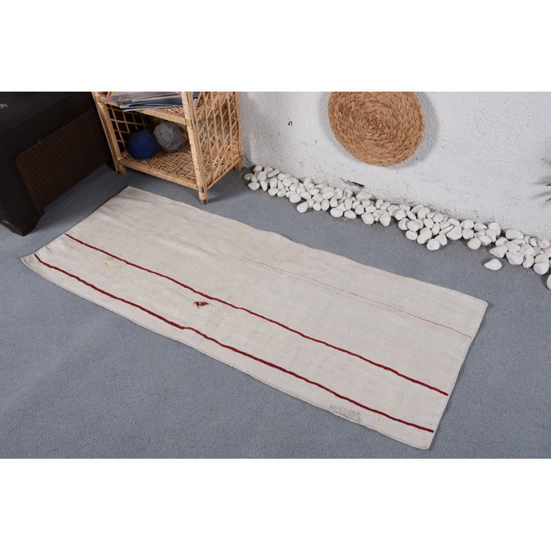 Tapis froids, tapis ethnique, tapis de cuisine, tapis turc, tapis rétro, petits tapis de 1,9 x 5 pi, tapis de sol beiges