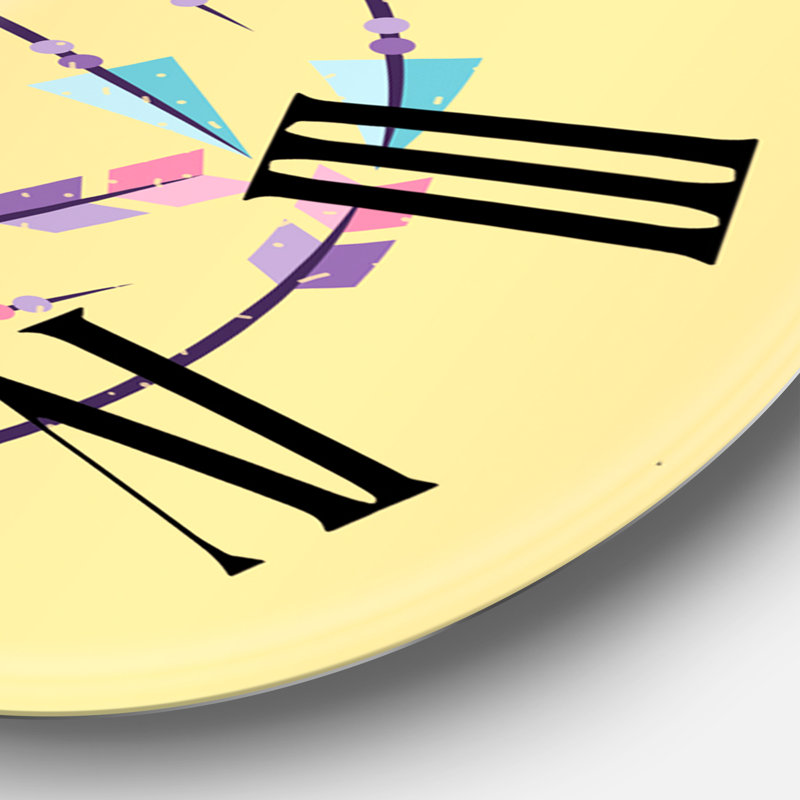 Free Spirit Feathers - Horloge murale moderne, Grand