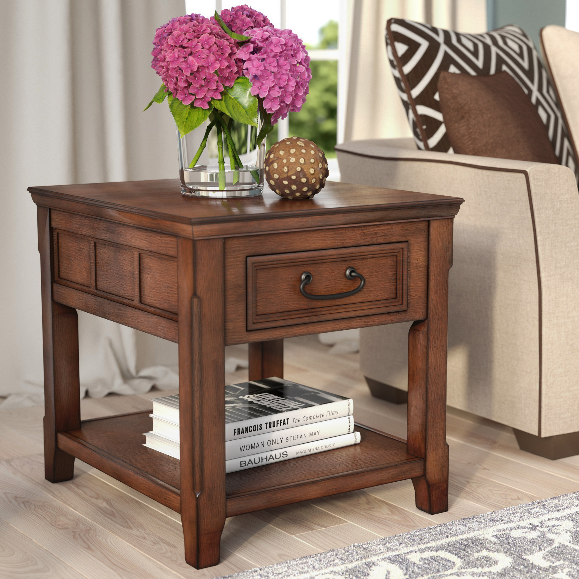 Darby Home Co Mathis End Table With Storage & Reviews | Wayfair