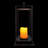 Rectangular Lantern with Glass Candle Compartment for Pathway & Patio-95978530