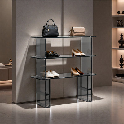 Acrylic Tiered Display Stand Shelf