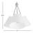 Grove 3 - Light Steel Dimmable Cone Chandelier-430014786-430014787