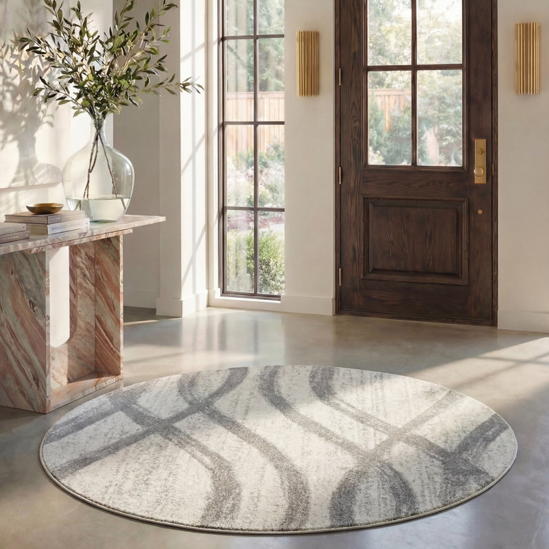 Tapis abstrait Shelva Performance, Rond 3 pi