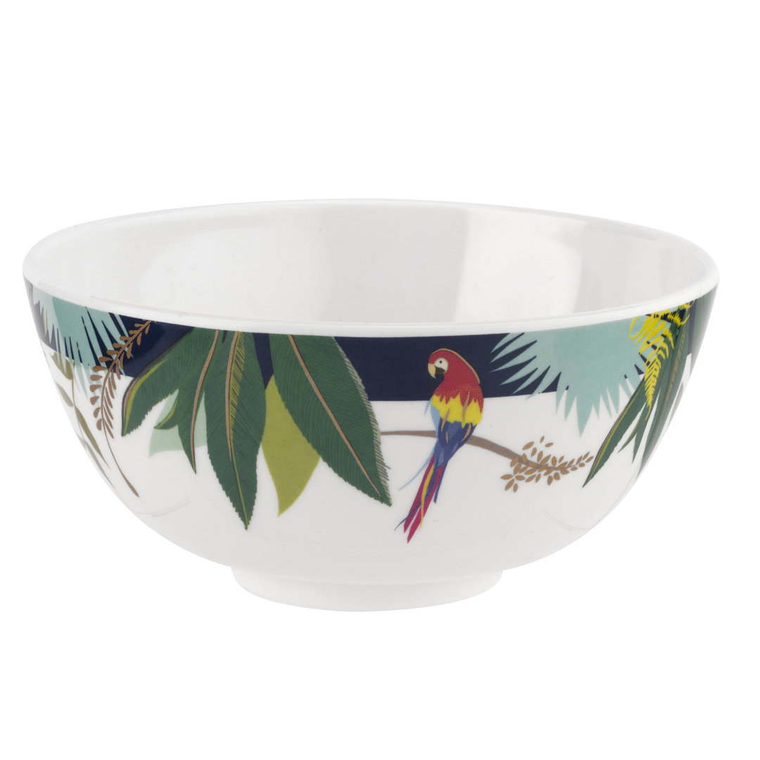 Portmeirion Sm Parrot Melamine Bowl 6" Parrot (Set of 4) Portmeirion