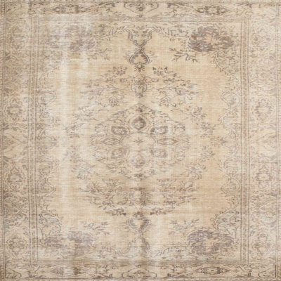 Tapis oriental multicolore tissé à la machine Oriental
