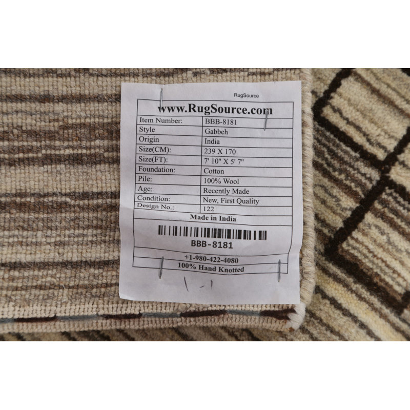 Tapis oriental en laine Gabbeh
