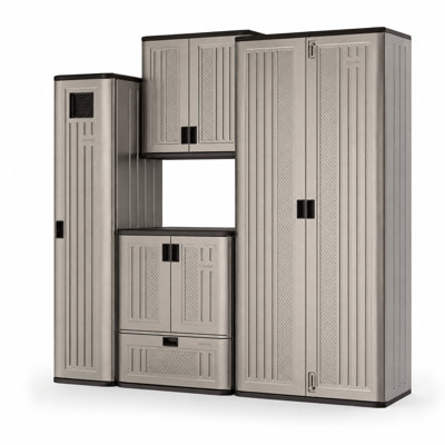 31-Cubic-Foot Tall Resin Garage Storage Cabinet