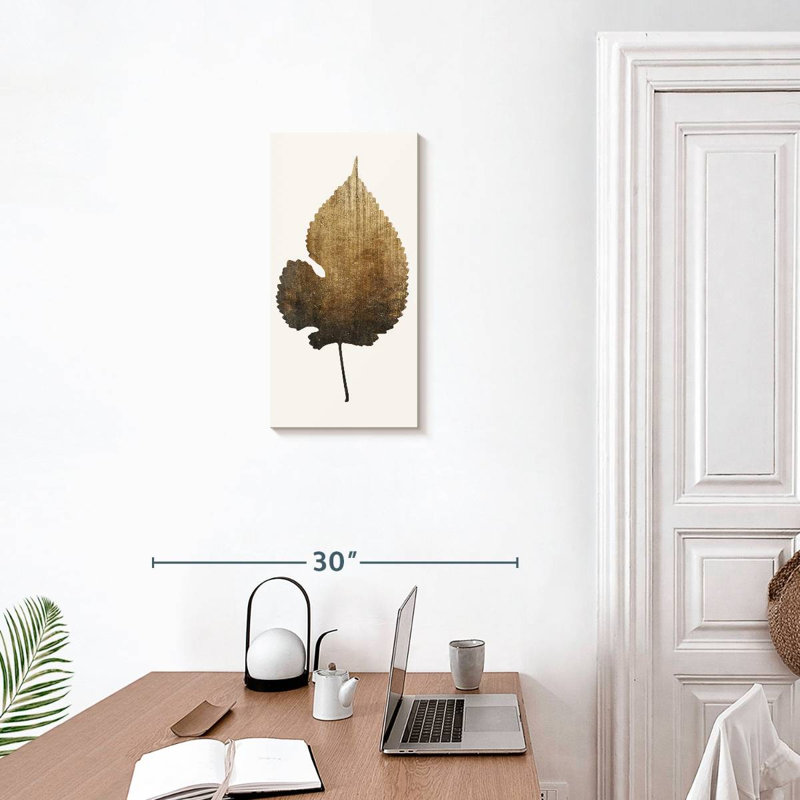 Classic Golden Leaf, 24" H x 12" W