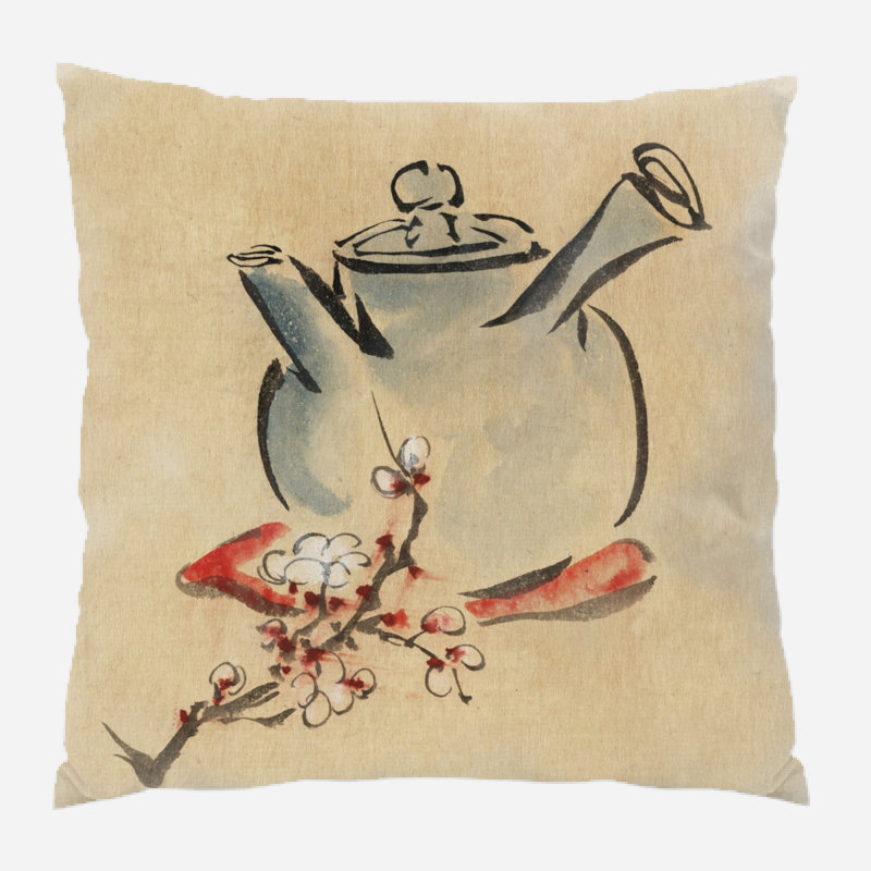 Outdoor Reversible Throw Pillow, Microsuede, Indoor