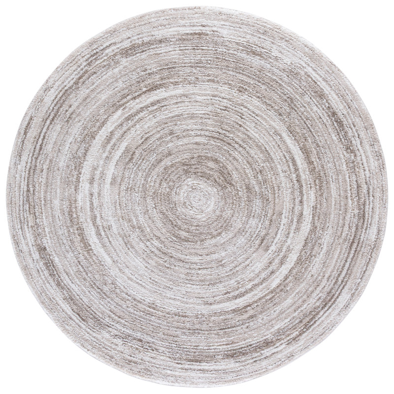 Northport Performance Abstract Rug, Round 6'7"