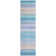 Machine Washable Indoor/Outdoor Xhevrie Aqua Rug