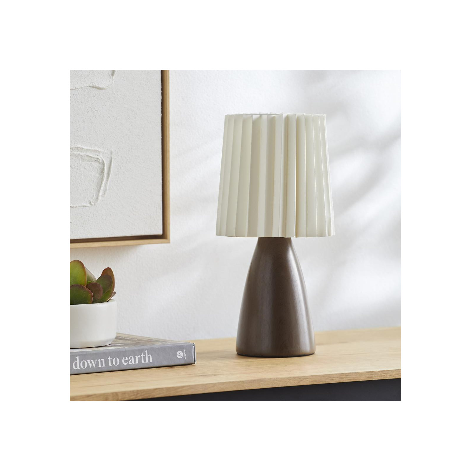 Juliette Accent Table Lamp, Dark Brown
