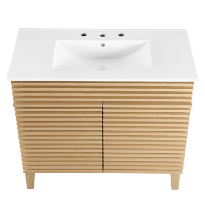 Ensemble de meuble-lavabo simple 36 po Render