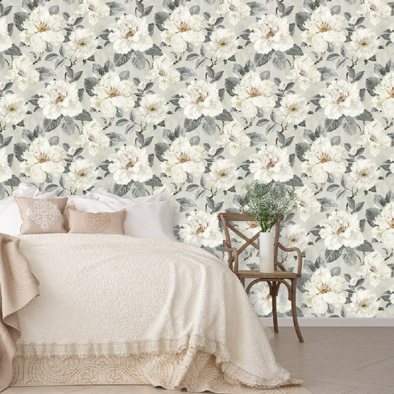 Mariela 10m x 69cm Matte Wallpaper Roll, Light Grey