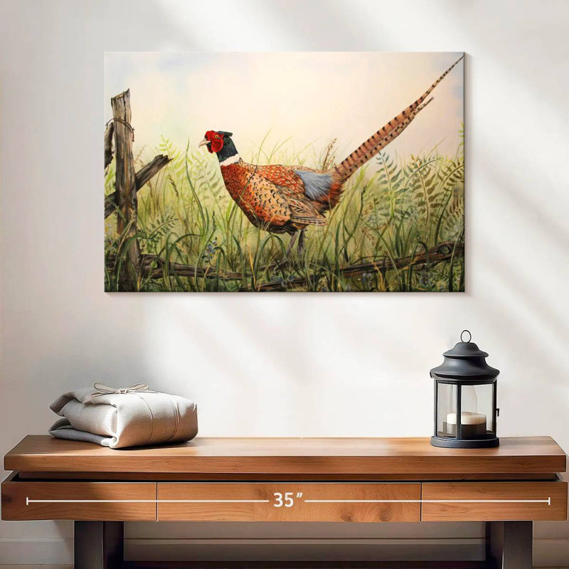 Glorious Pheasant, 16" H x 24" W