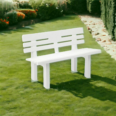 Izabella Plastic Outdoor Bench