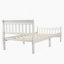 Wood Platform Bed Twin Bed Frame Panel Bed Mattress Foundation Sleigh Bed with Headboard/Footboard/Wood Slat Support,White-712851108
