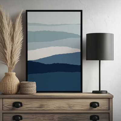 Blue Abstract II by Garima Dhawan Art Print