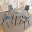 Ensemble de table de salle à manger ronde, table de cuisine moderne avec chaises-116817782-116817784-95382616
