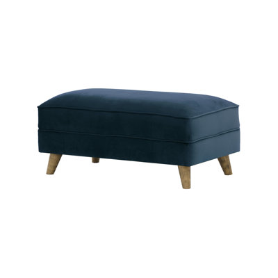Conrad 100cm Wide Rectangle Solid Colour Ottoman